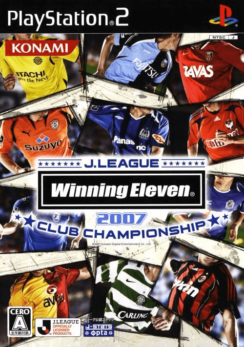 J-League Winning Eleven 2007 Club Championship box art for Playstation 2